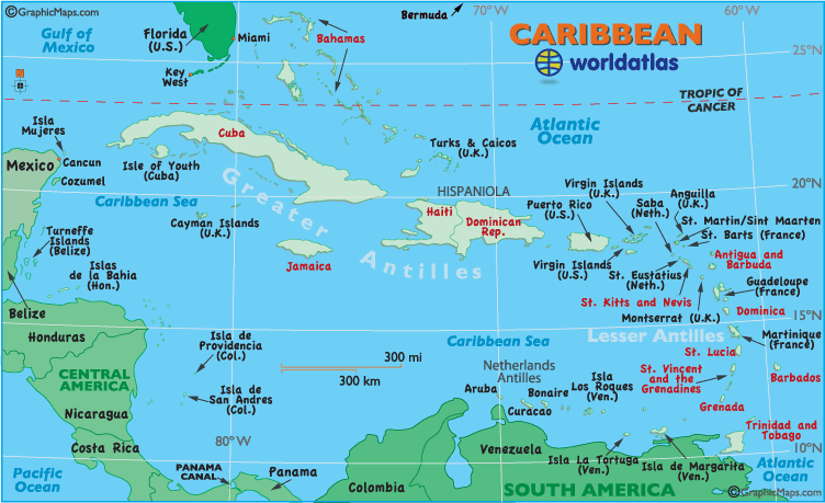 karibik meer karte puerto rico
